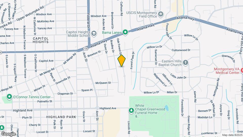 124 Oak Forest Dr Map and Location Details