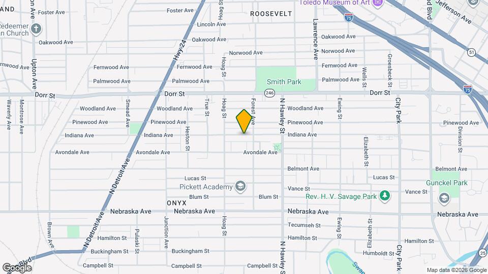1119 Indiana Ave Mapa y Detalles de la Ubicación
