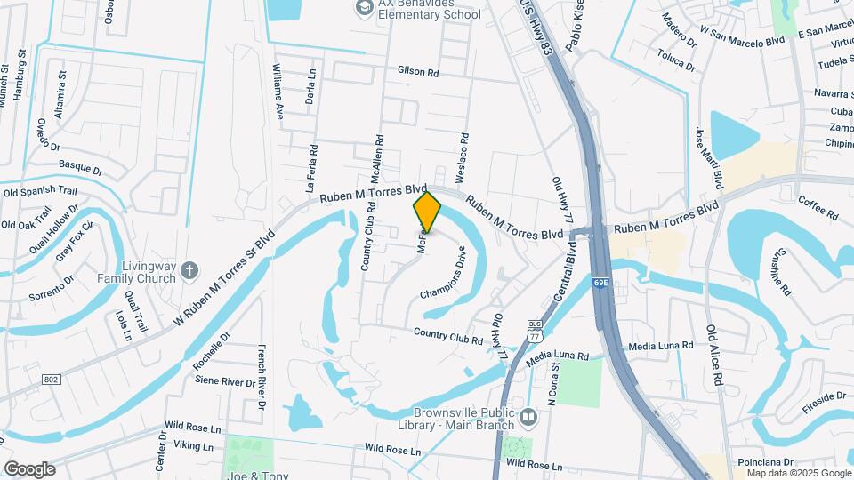 322 McFadden Dr Map and Location Details