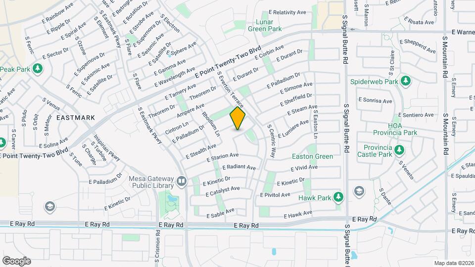 10350 E Aperture Ave Map and Location Details