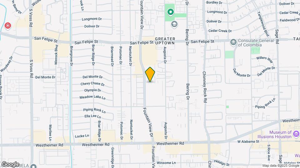 2121 Fountain View Dr, Unit 44D Map and Location Details