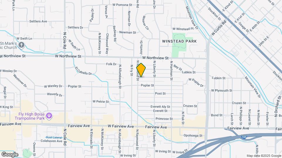 6515 W Butte St Map and Location Details