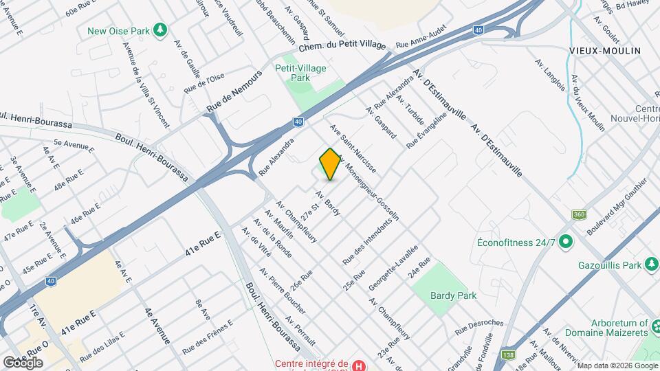 2035 27E Rue Map and Location Details