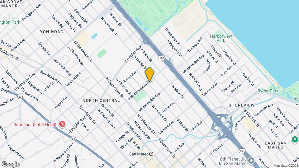 902 E Santa Inez Ave Mapa y Detalles de la Ubicación