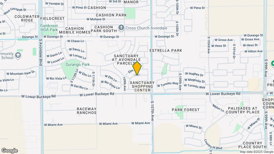 10791 W Rio Vista Ln Mapa y Detalles de la Ubicación