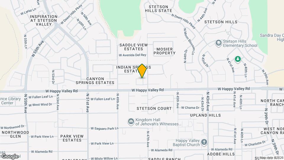 4717 W Sweet Iron Pass Map and Location Details