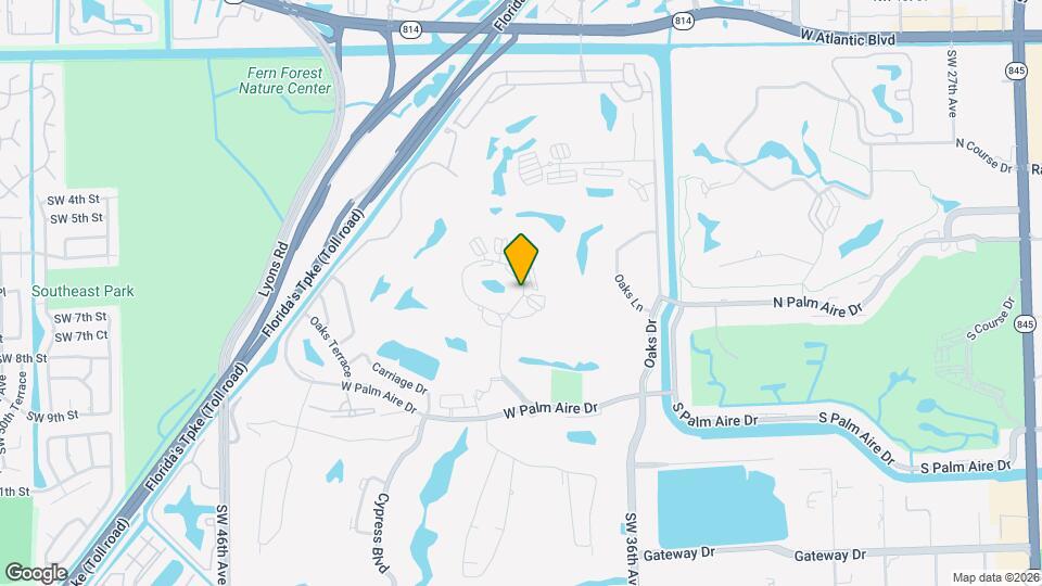 3641 Oaks Clubhouse Dr Map and Location Details
