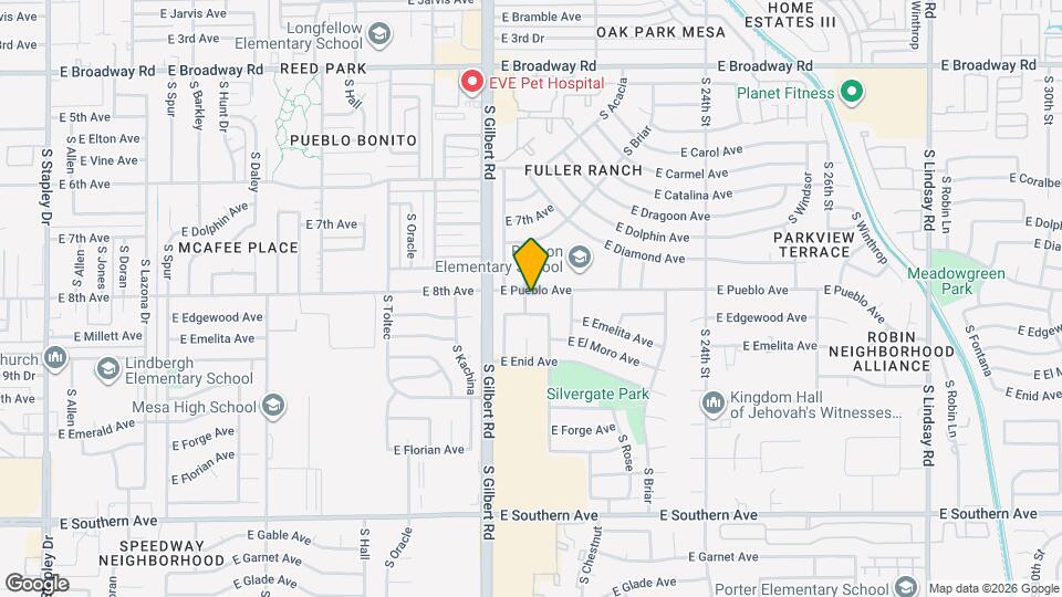 2051 E Pueblo Ave Map and Location Details