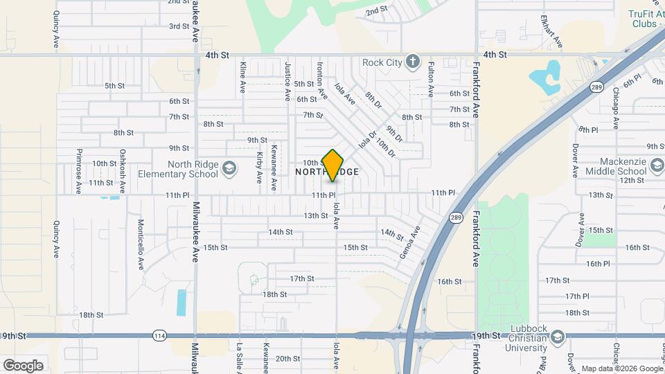 1036 Iola Ave Map and Location Details