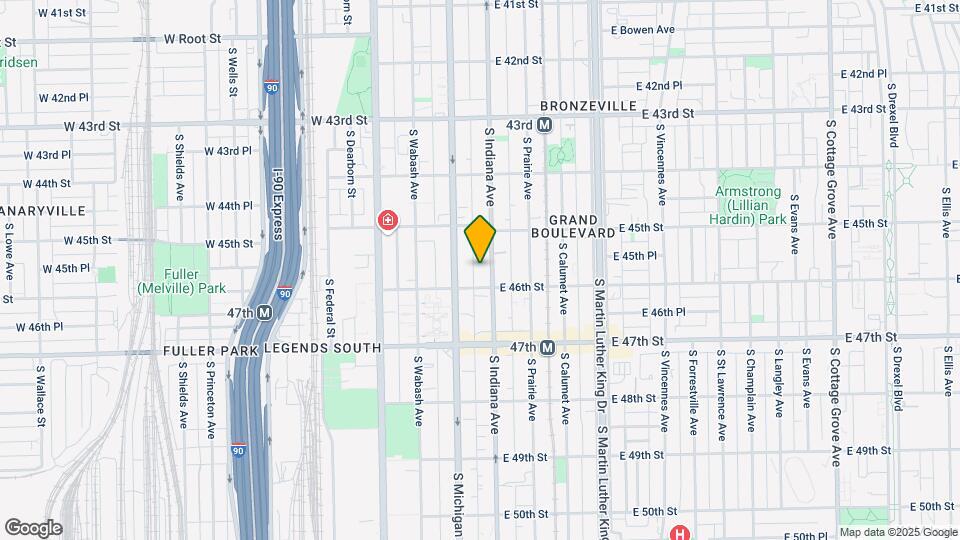 4546 S Indiana Ave Mapa y Detalles de la Ubicación