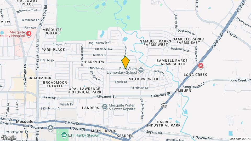 1130 Dandelion Dr Map and Location Details