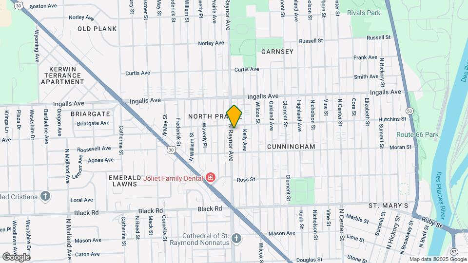 1024 N Raynor Ave Map and Location Details