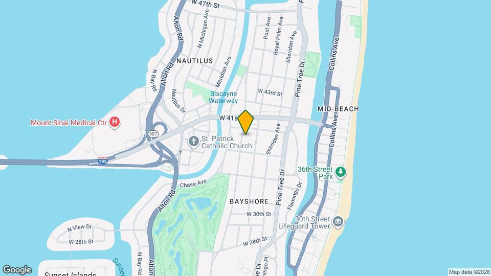 3757 Prairie Ave Map and Location Details