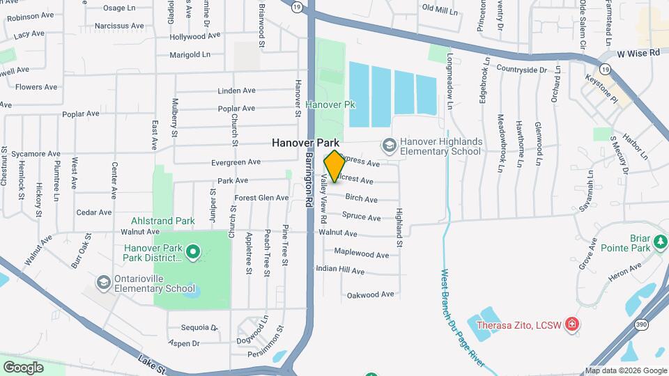 1571 Birch Ave Mapa y Detalles de la Ubicación