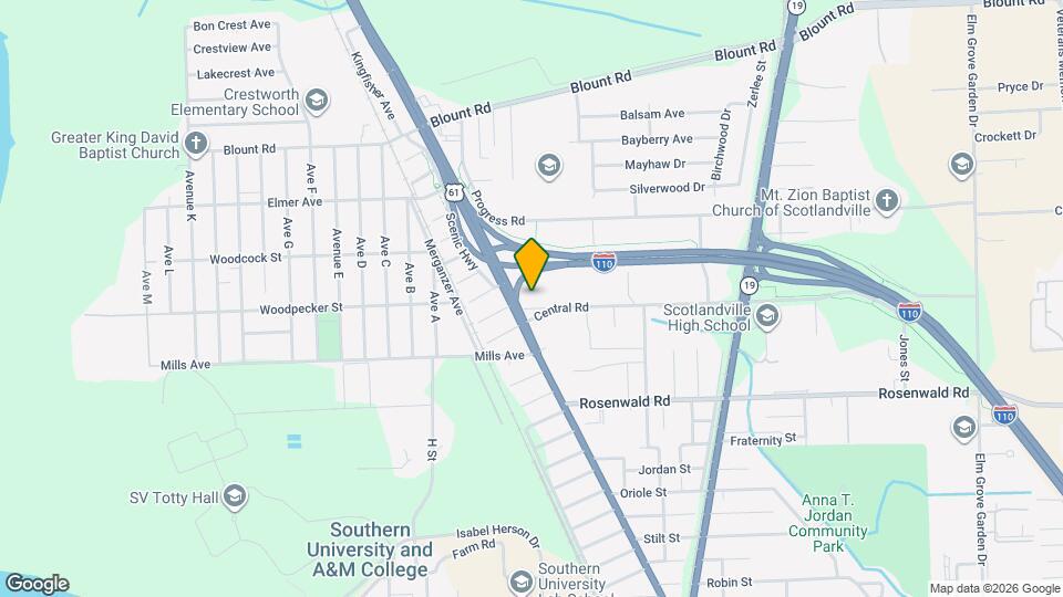 715 Central Rd Map and Location Details