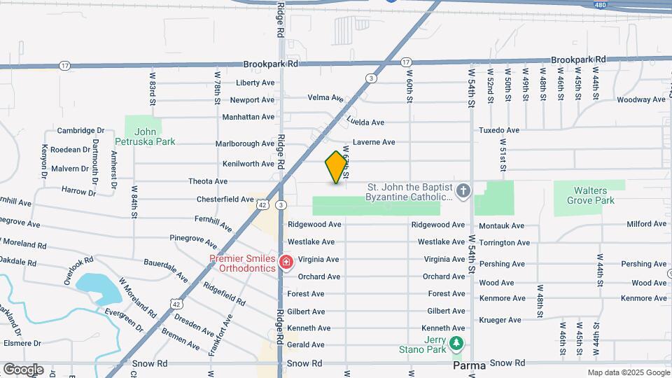 6715 Theota Ave Map and Location Details