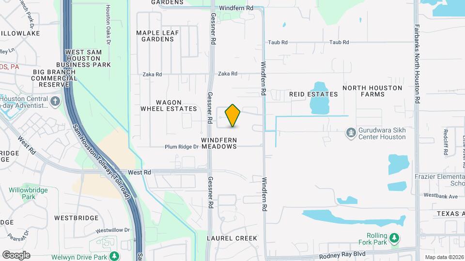 9403 Sunflower Ridge Ln Map and Location Details