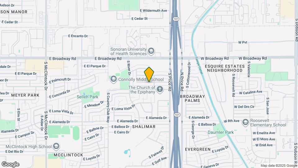 2141 E Broadmor Dr Map and Location Details