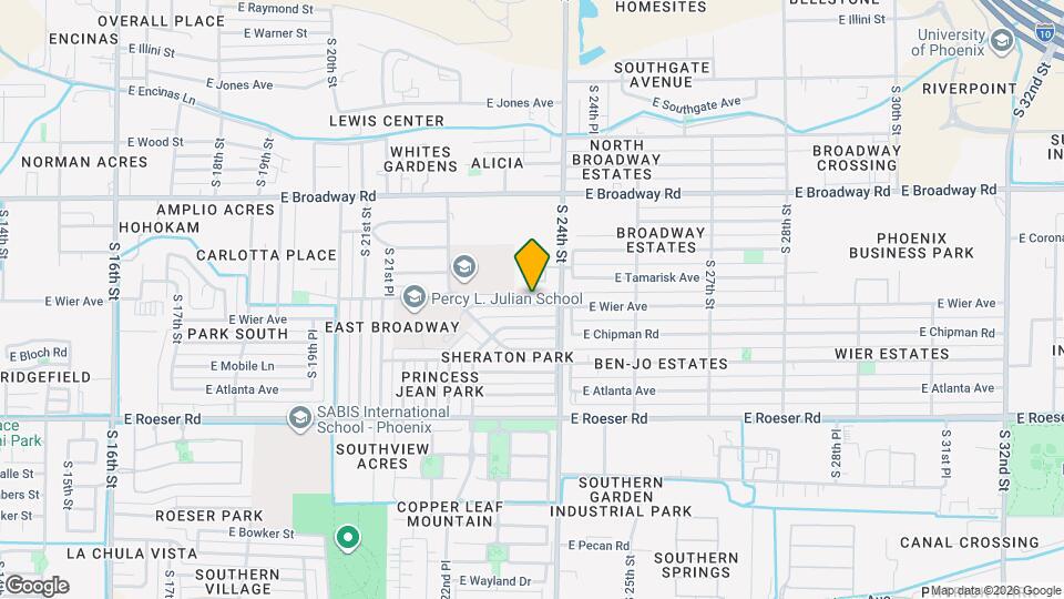 2320 E Wier Ave Map and Location Details