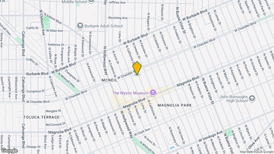 1127 N California St Map and Location Details