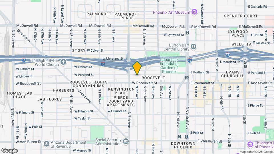 525 W Portland St Map and Location Details