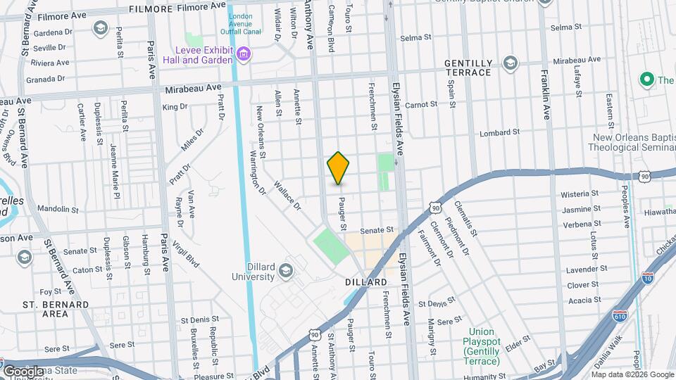 4304 Pauger St, Unit 110 Map and Location Details