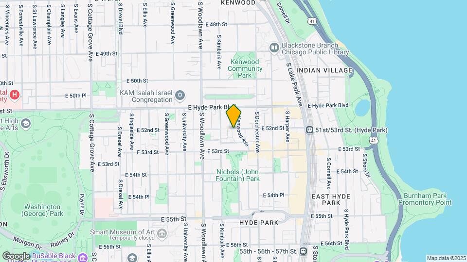 1325-1335 E 52nd St Map and Location Details