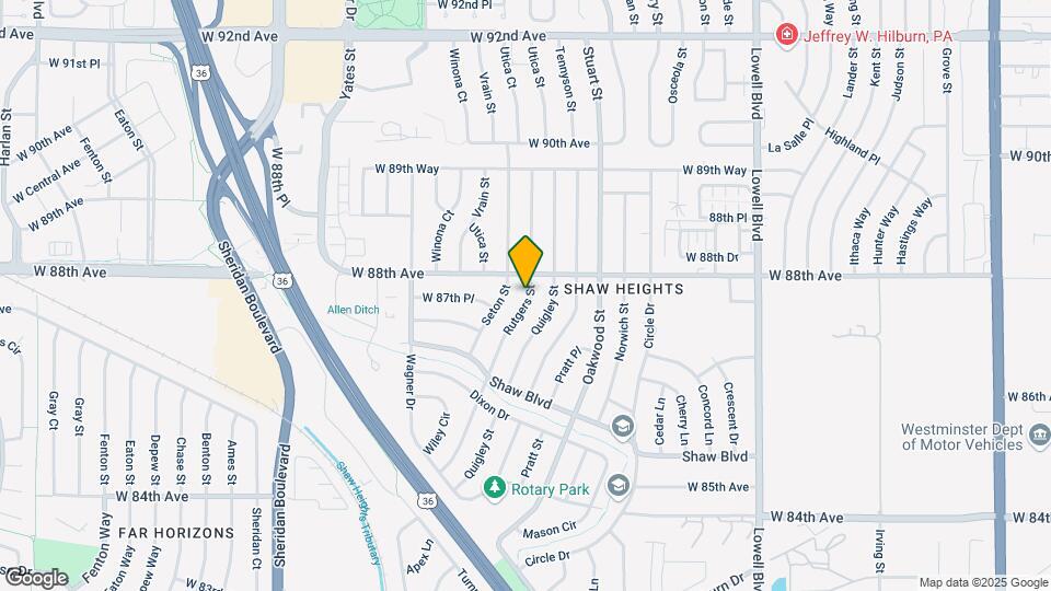 8761 Rutgers St Map and Location Details