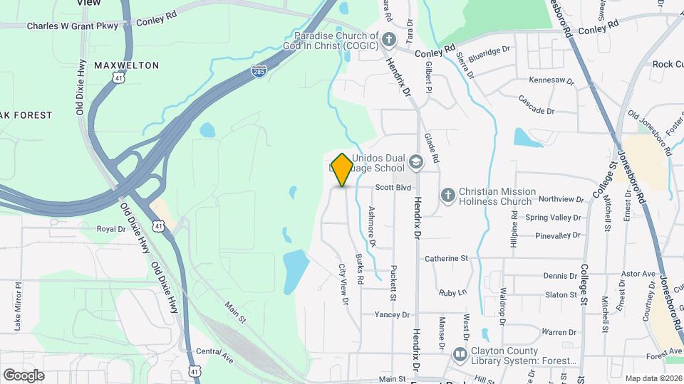 4515 Burks Rd Map and Location Details