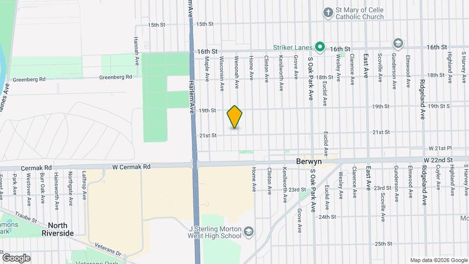 1940 Wenonah Ave Map and Location Details