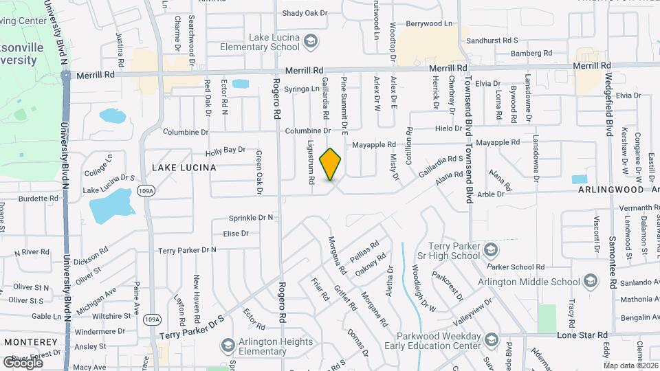 6641 Pine Summit Dr Mapa y Detalles de la Ubicación