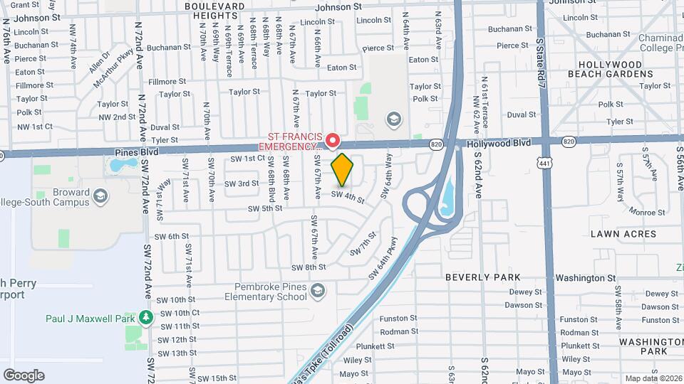 351 SW 66th Ave Mapa y Detalles de la Ubicación