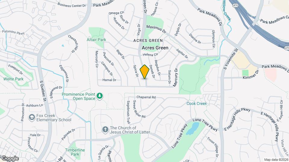 13091 Acres Green Dr Map and Location Details