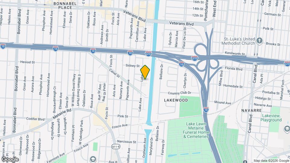 105 Locust St Map and Location Details