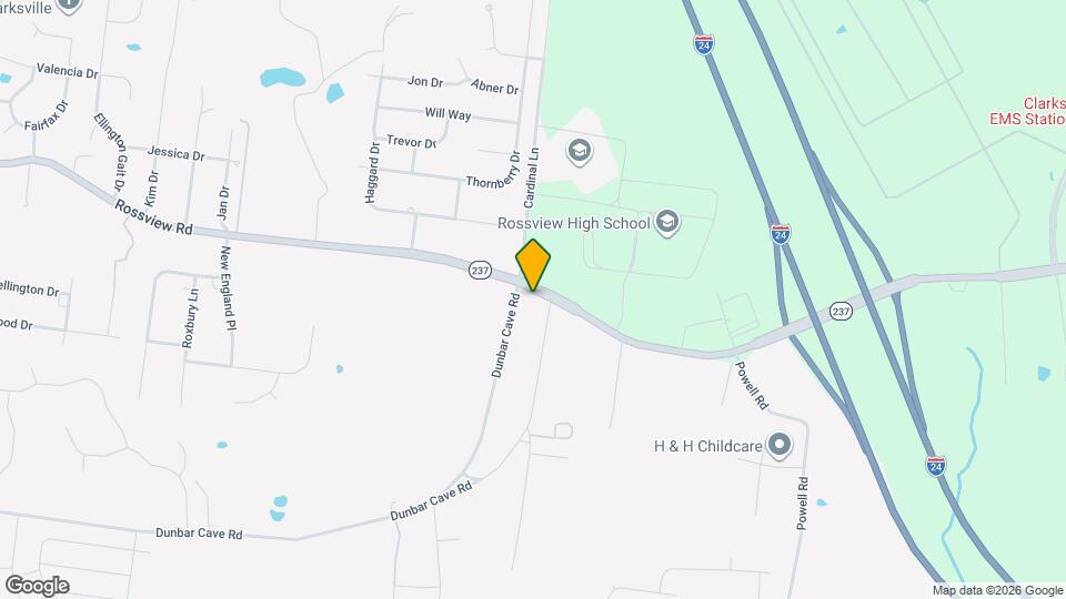 1190 Rossview Rd Map and Location Details