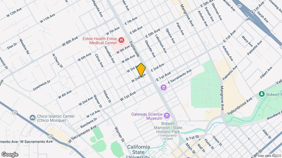 1154 Magnolia Ave Map and Location Details