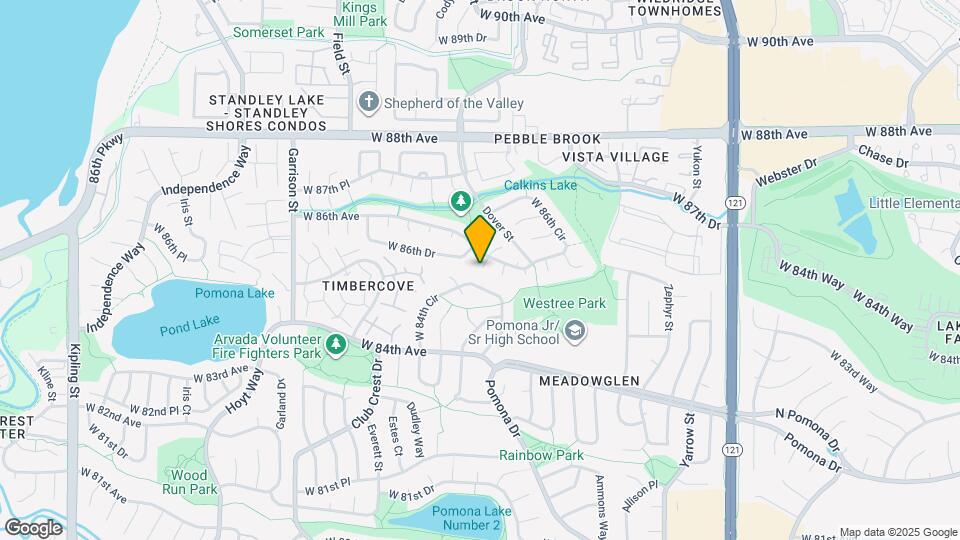 8563 Dover Ct Mapa y Detalles de la Ubicación