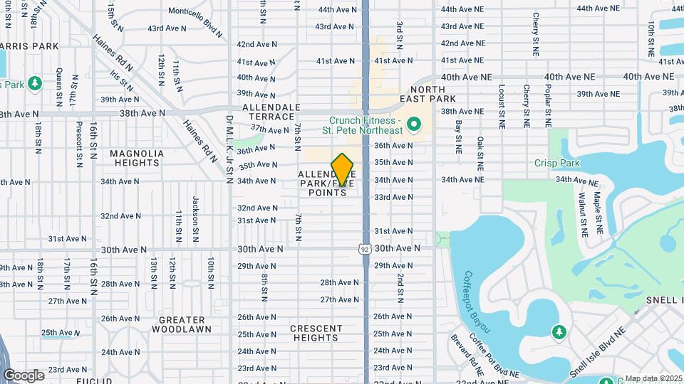 475 33rd Ave N Mapa y Detalles de la Ubicación