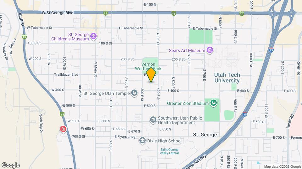 361 E 400 S Map and Location Details