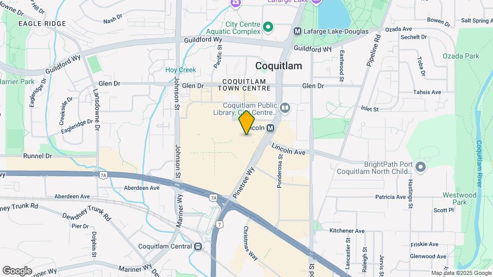 Coquitlam Centre Map and Location Details