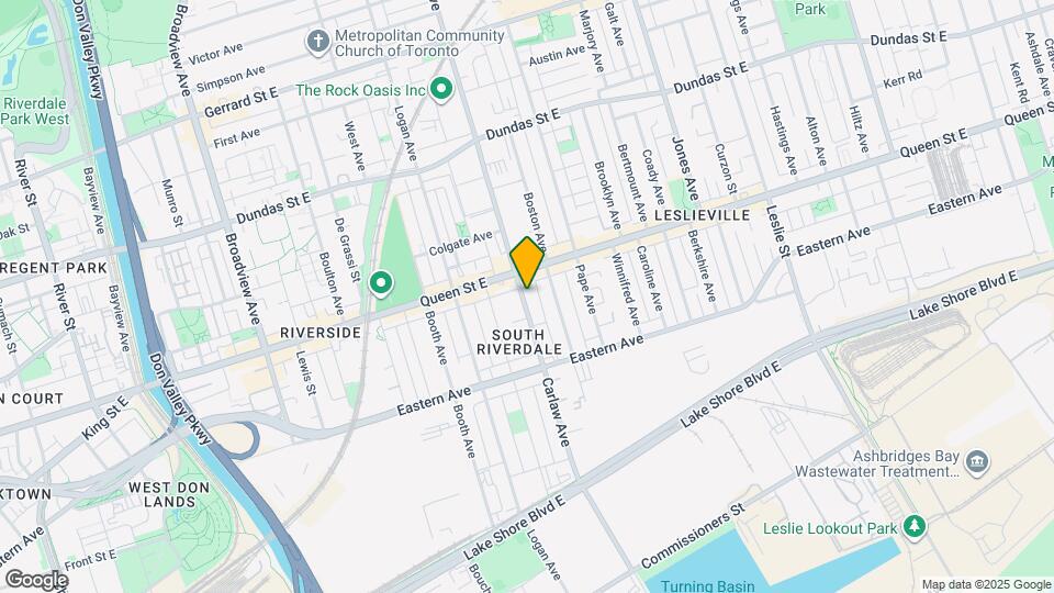 169 Carlaw Ave Map and Location Details