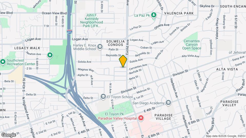 5059 Pelusa St Map and Location Details