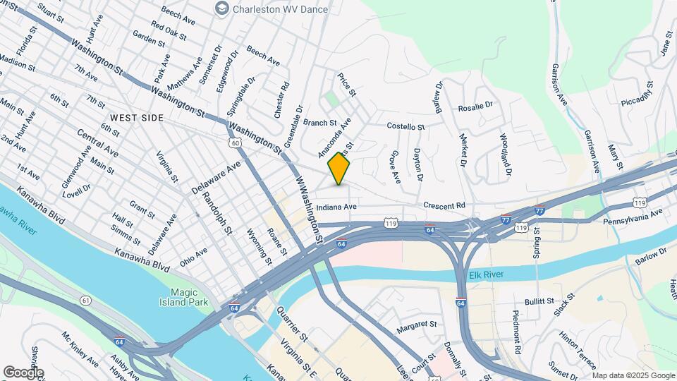 736 Crescent Rd Map and Location Details