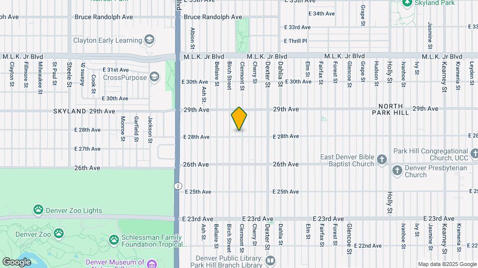 2801 Clermont St Map and Location Details