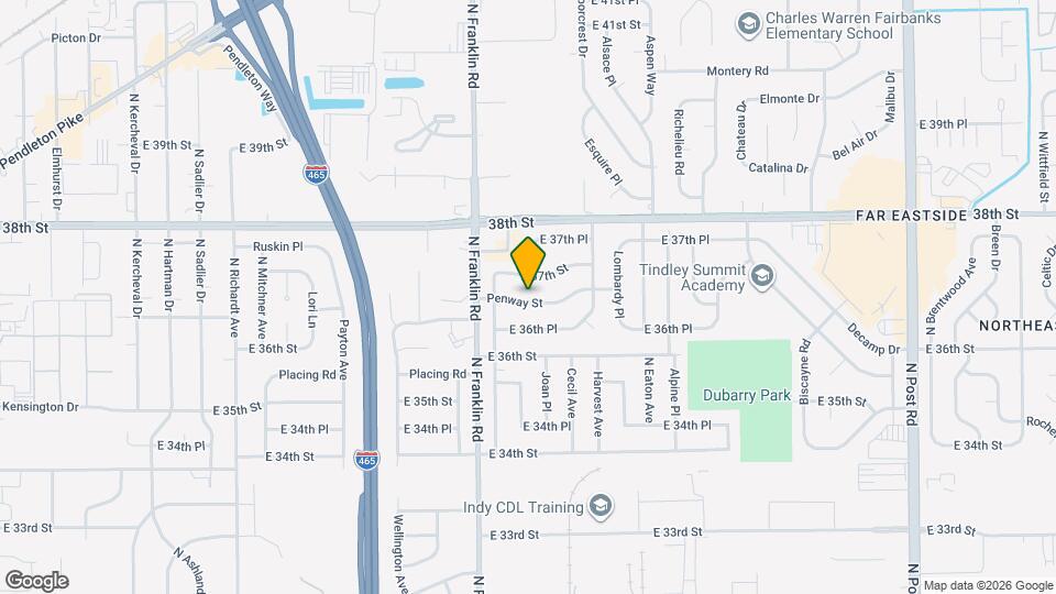 8108 Penway St Map and Location Details