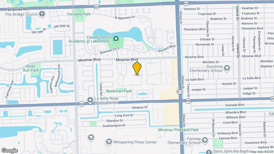 8352 SW 27th St Map and Location Details