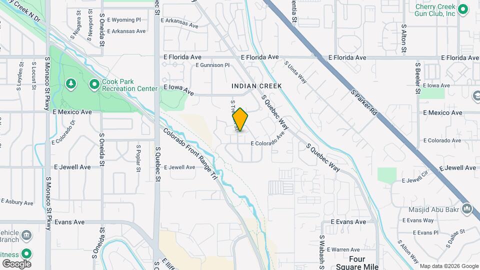 1762 S Trenton St, Unit 9 Map and Location Details