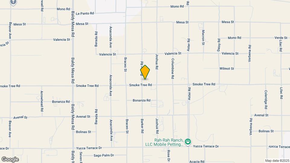 10184 Smoke Tree Rd Map and Location Details
