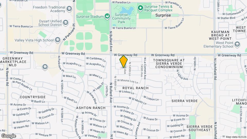 15150 N 146th Ave Map and Location Details