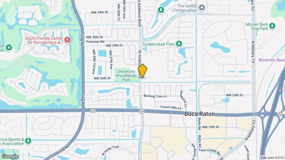 2498 NW 25th St Map and Location Details